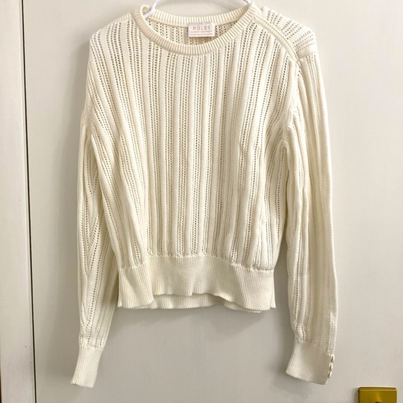 Poles Madison Montagut white sweater - Picture 1 of 6